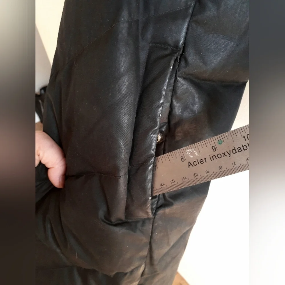 Down-filled, fleece-lined winter coat for kids or adults, with detachable hood. - Picture 6 of 12